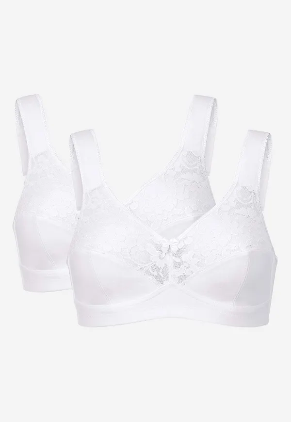 Bygellös mjuk-bh Anna 2-pack