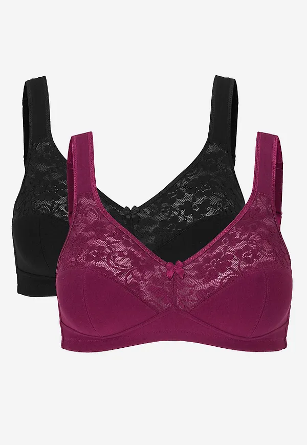 Bygellös mjuk-bh Anna 2-pack