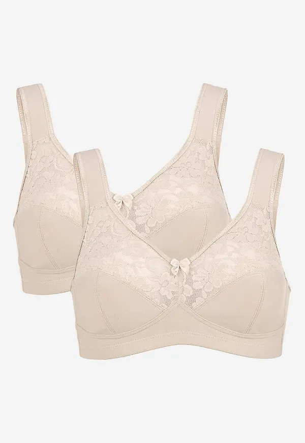 Bygellös mjuk-bh Anna 2-pack