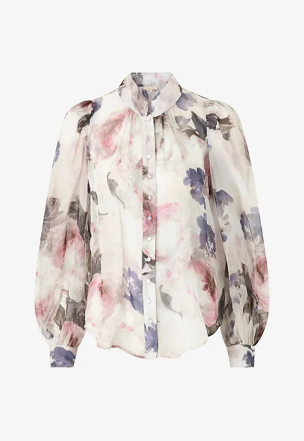 byTimo - Blus Organza - Flerfärgad