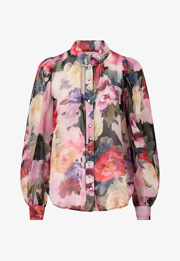 byTimo - Blus Organza - Flerfärgad