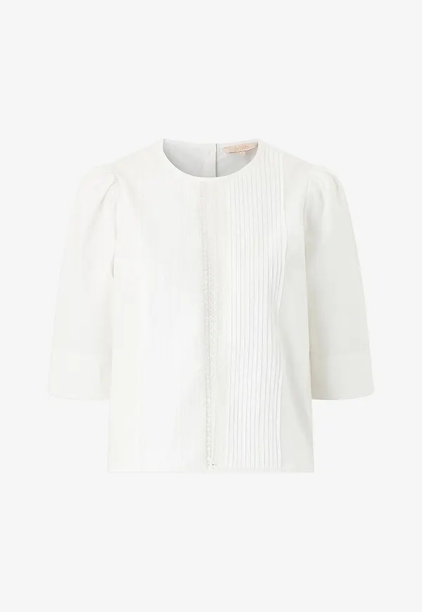 byTimo - Blus Poplin Top - Vit