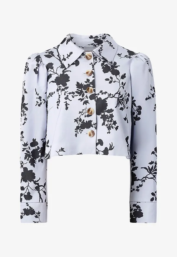 byTimo - Jacka Tailored Satin - Blå