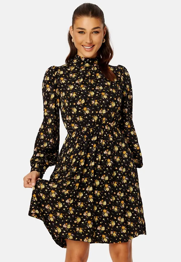 byTiMo Jacquard Open Back Dress 286 - Night Garden L