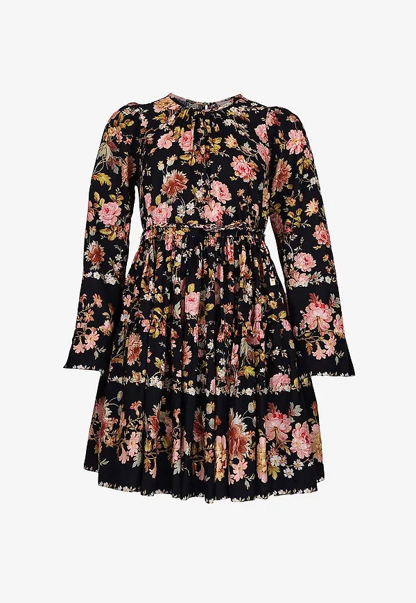 byTimo - Klänning Bohemian Shift Dress - Svart