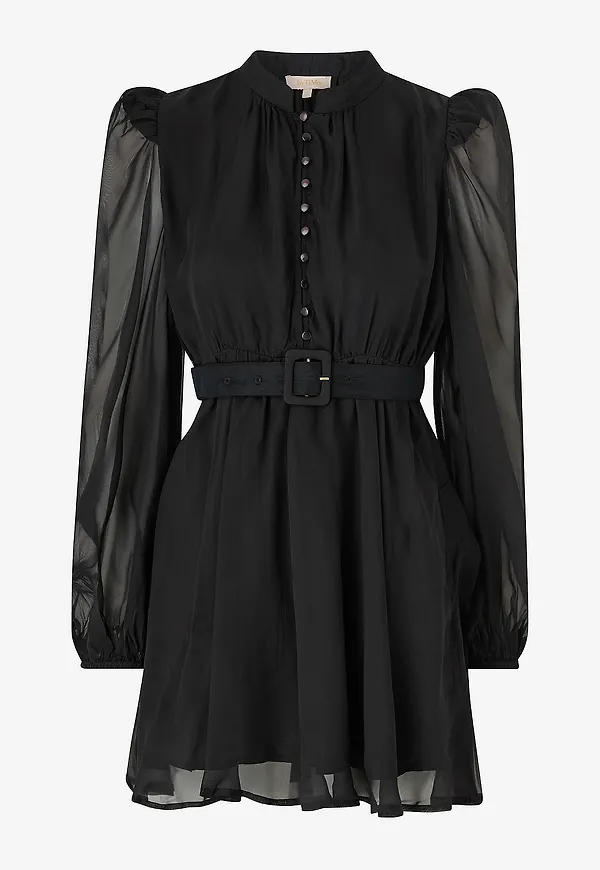 byTimo - Klänning Organza Mini Dress - Svart