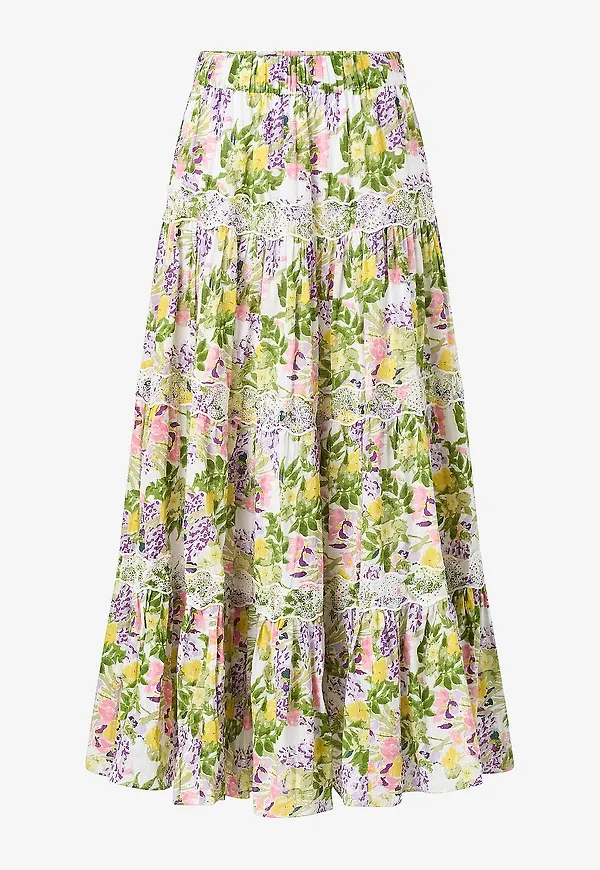 byTimo - Maxikjol Cotton Slub - Lila