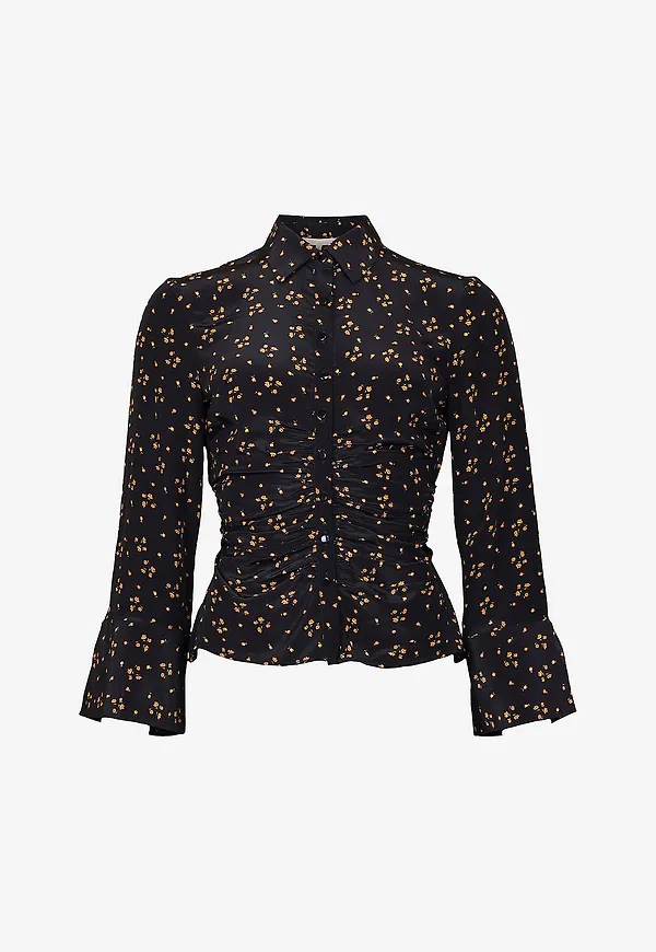 byTimo - Skjorta Bohemian Shirt - Svart