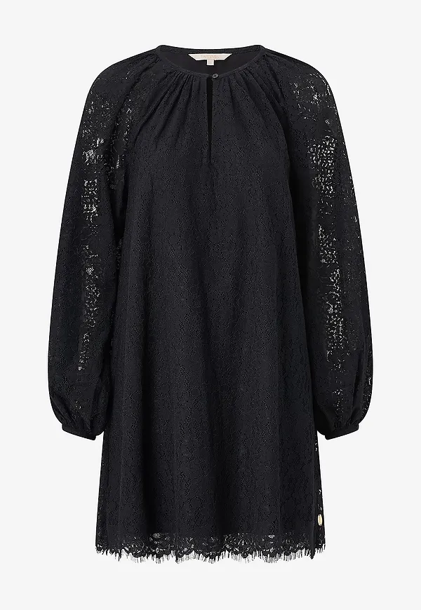 byTimo - Spetsklänning Lace Shift Dress - Svart