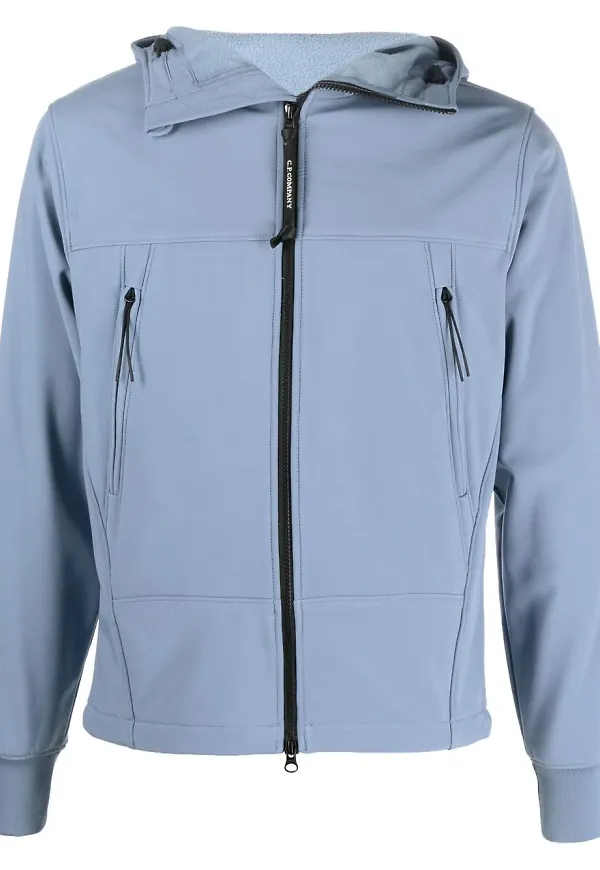 C.P. Company hoodie med dragkedja - Blå