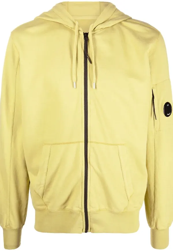 C.P. Company hoodie med dragkedja - Grön