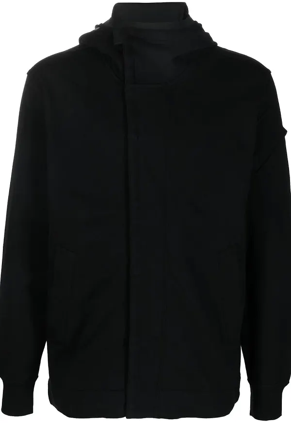 C.P. Company hoodie med dragkedja - Svart