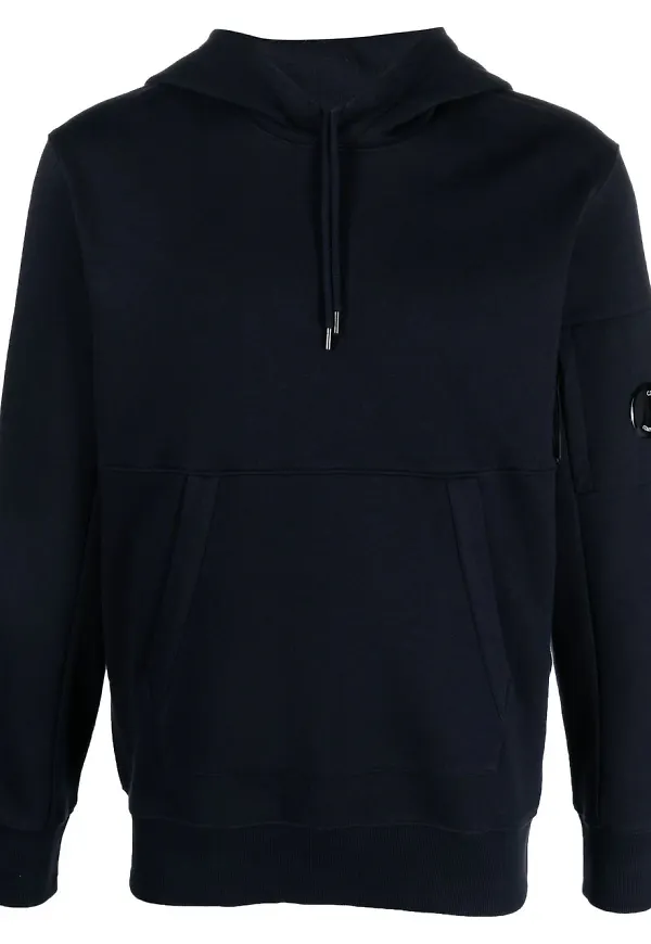 C.P. Company hoodie med dragsko - Blå