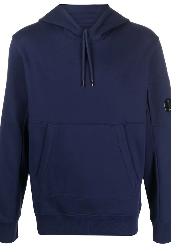 C.P. Company hoodie med dragsko - Blå