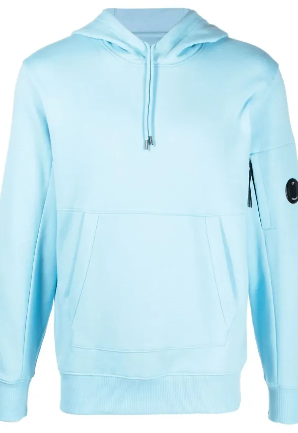 C.P. Company hoodie med dragsko - Blå