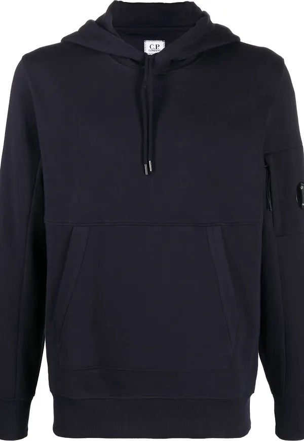 C.P. Company hoodie med dragsko - Blå