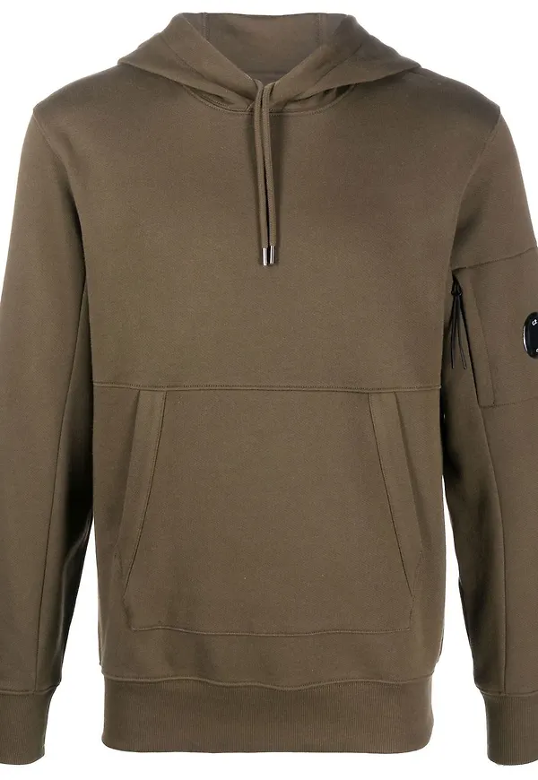 C.P. Company hoodie med dragsko - Grön