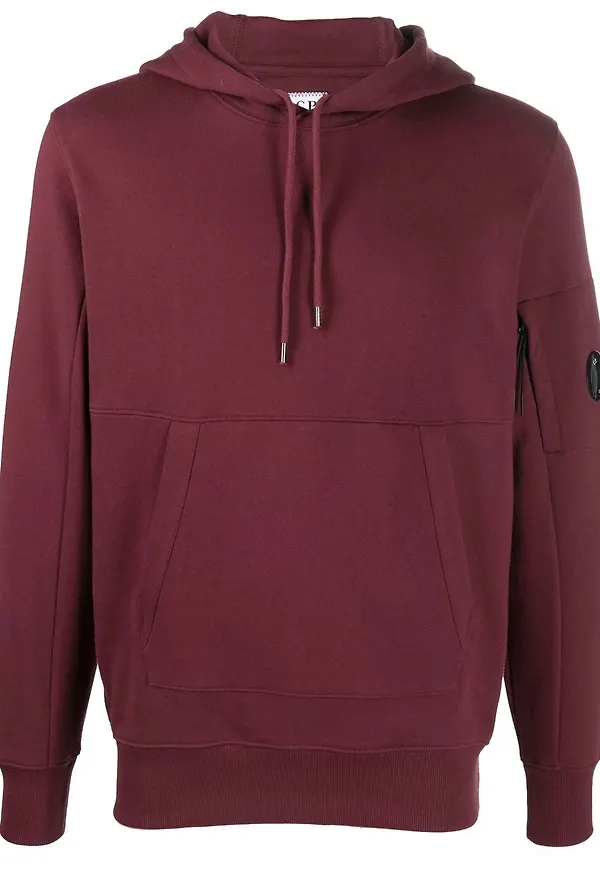 C.P. Company hoodie med dragsko - Röd