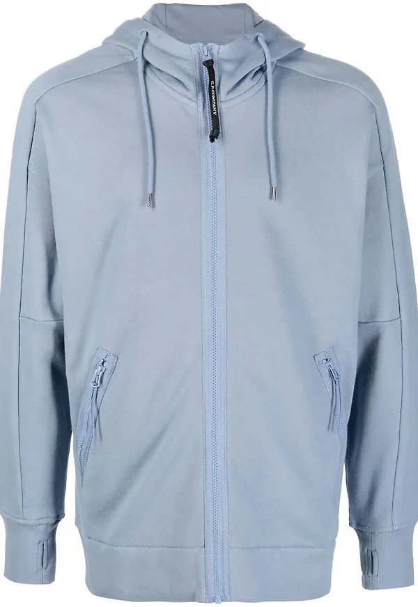 C.P. Company hoodie med linsdetalj - Blå