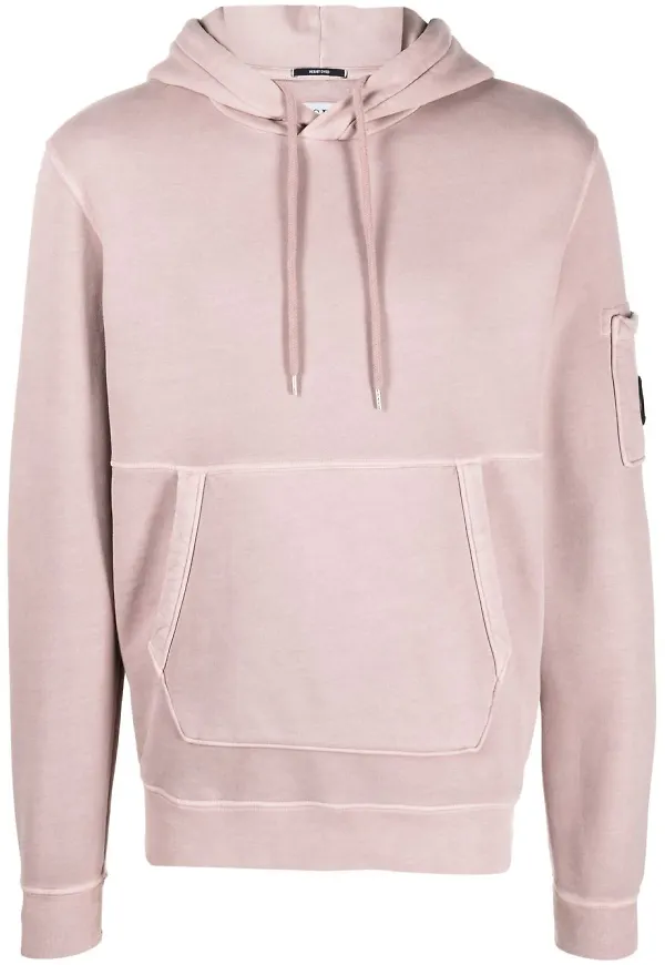 C.P. Company hoodie med linsdetalj - Rosa