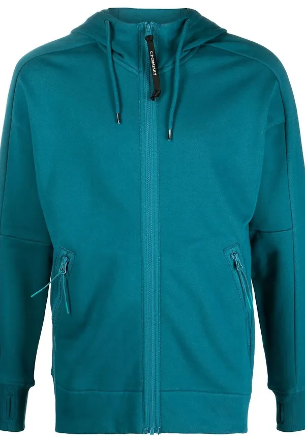 C.P. Company hoodie med skidglasögon - Blå
