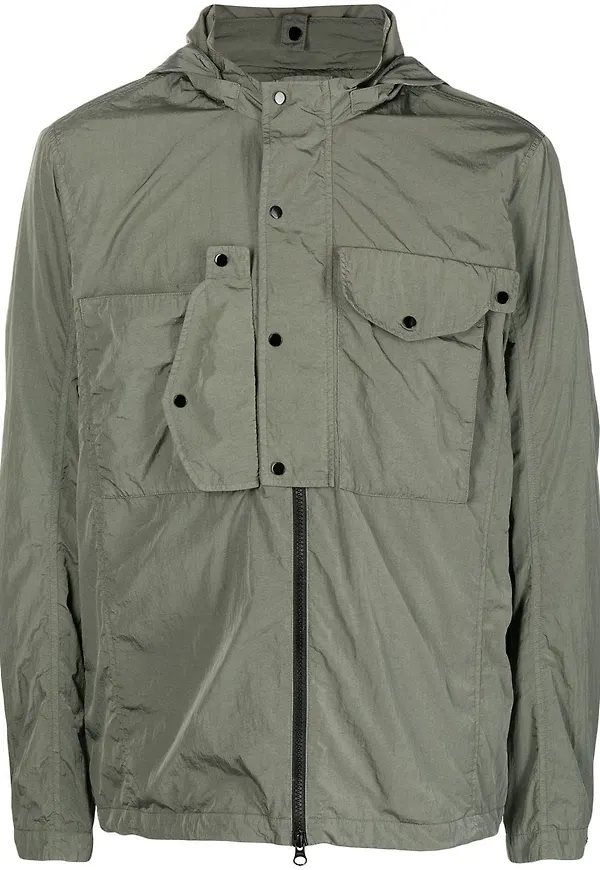 C.P. Company jacka med huva - Grön