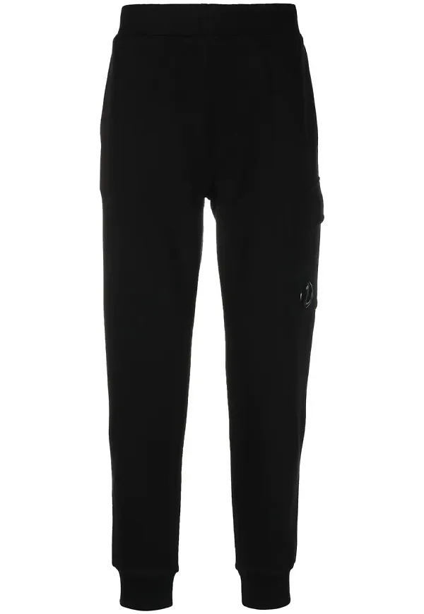 C.P. Company logo-patch track pants - Svart