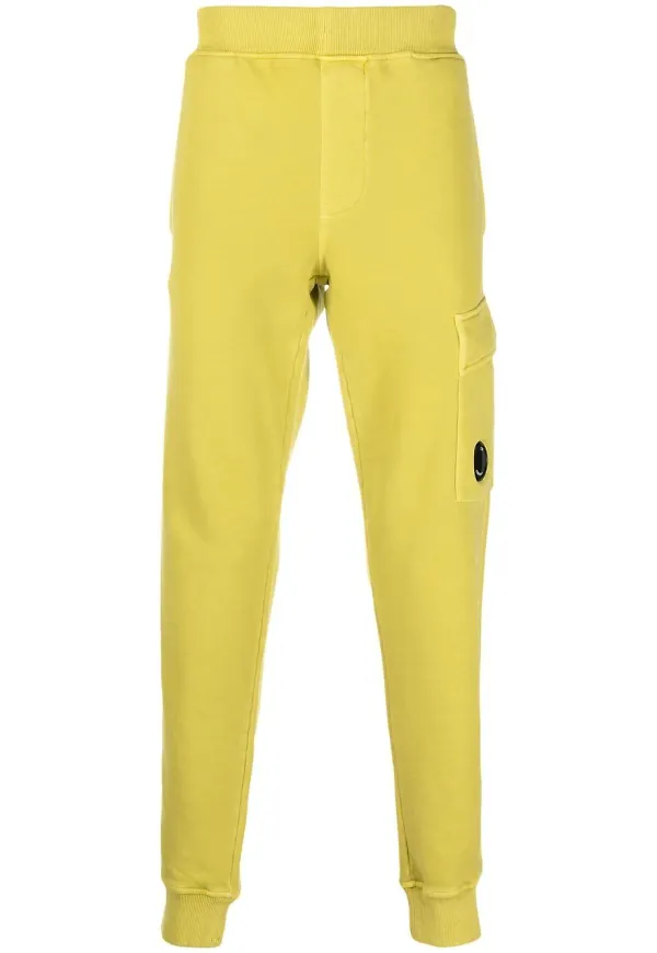 C.P. Company sweatpants med goggles-detalj - Gul