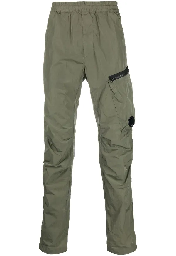 C.P. Company sweatpants med linsdetalj - Grön