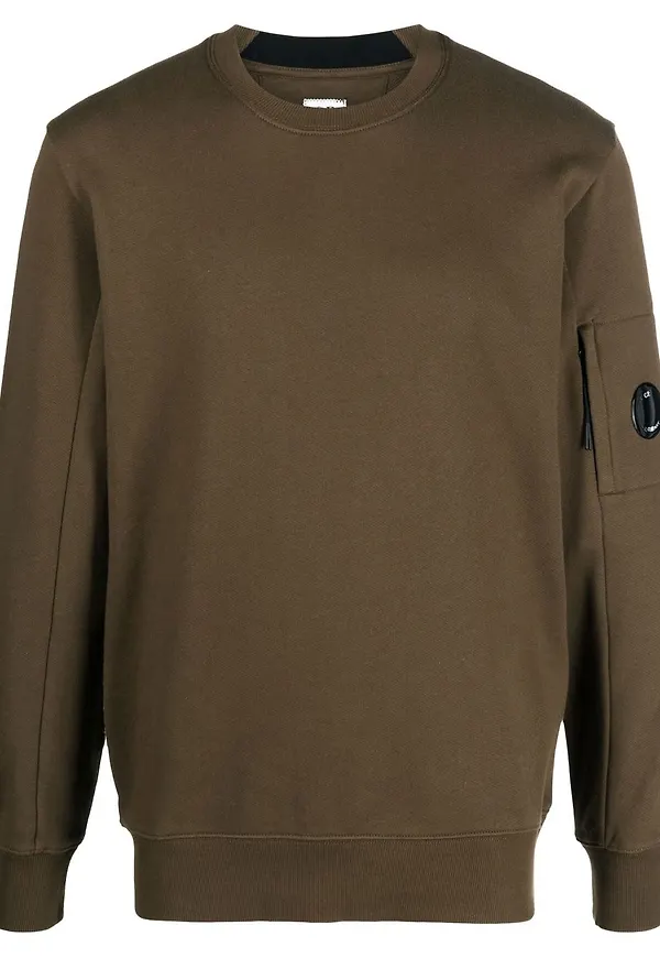 C.P. Company sweatshirt i fleece - Grön