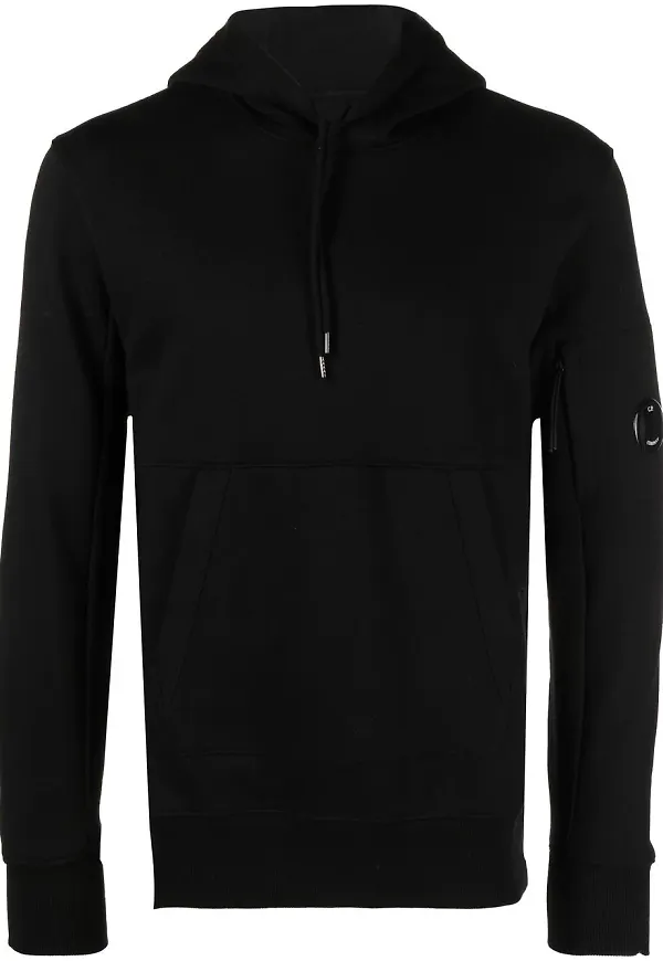 C.P. Company sweatshirt i fleece - Svart