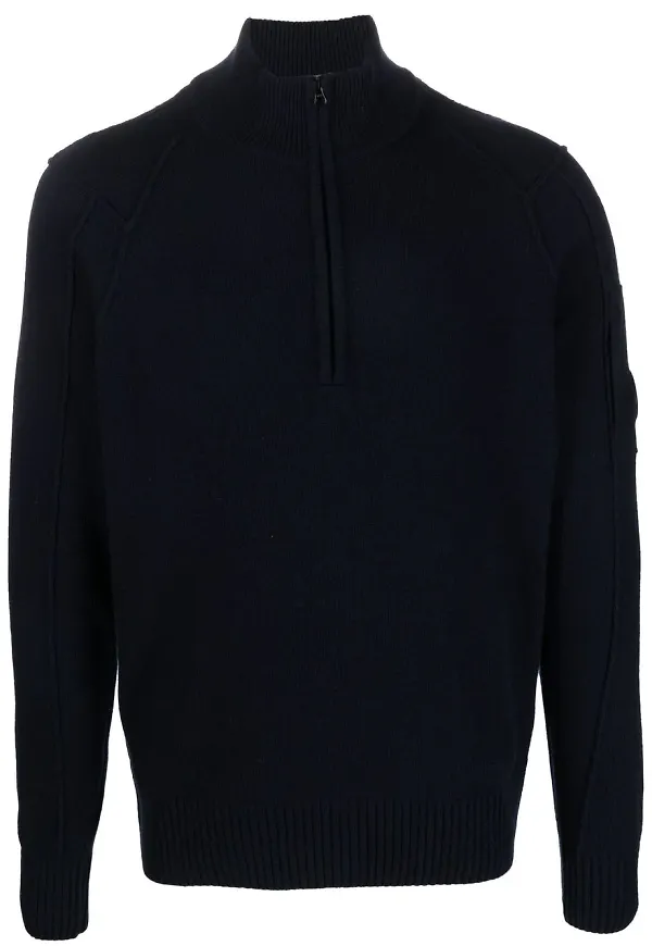 C.P. Company sweatshirt med dragkedja - Blå