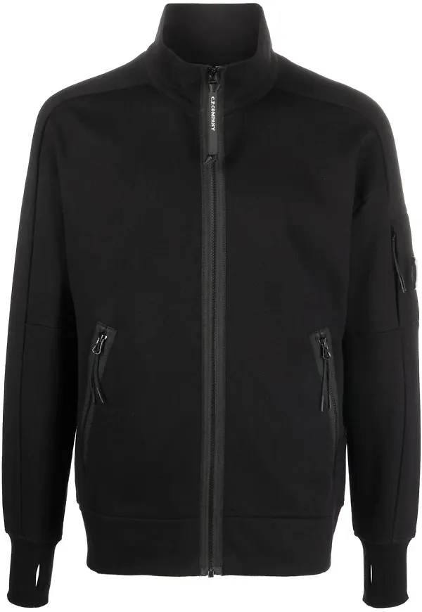 C.P. Company sweatshirt med dragkedja - Svart