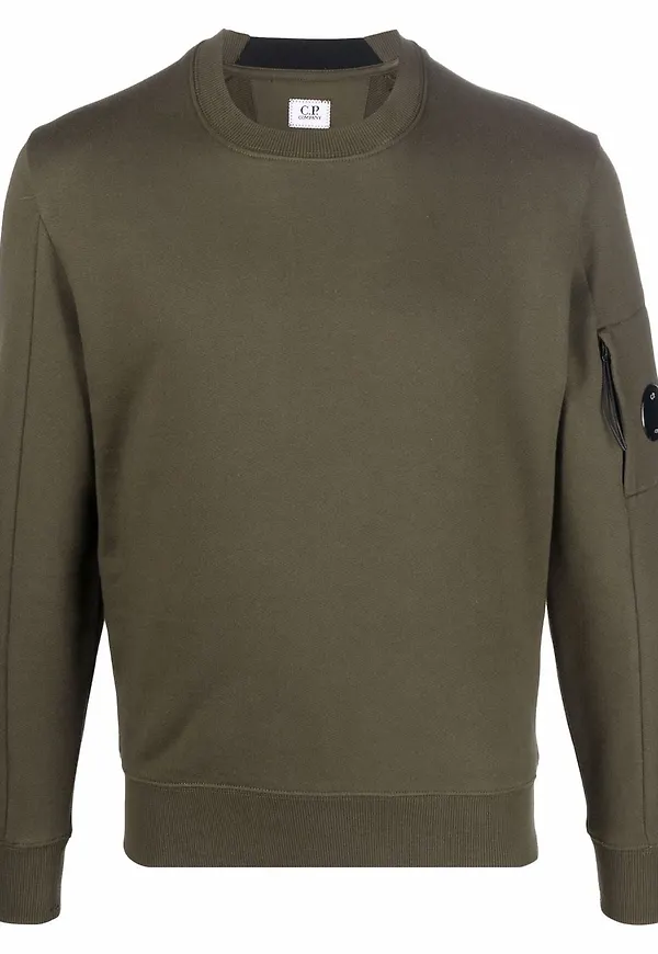 C.P. Company sweatshirt med linsdetalj - Grön
