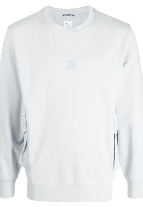 C.P. Company sweatshirt med sidofickor - Grå