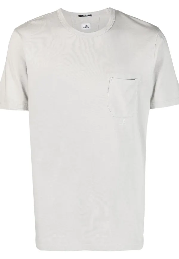 C.P. Company t-shirt med bröstficka - Grå
