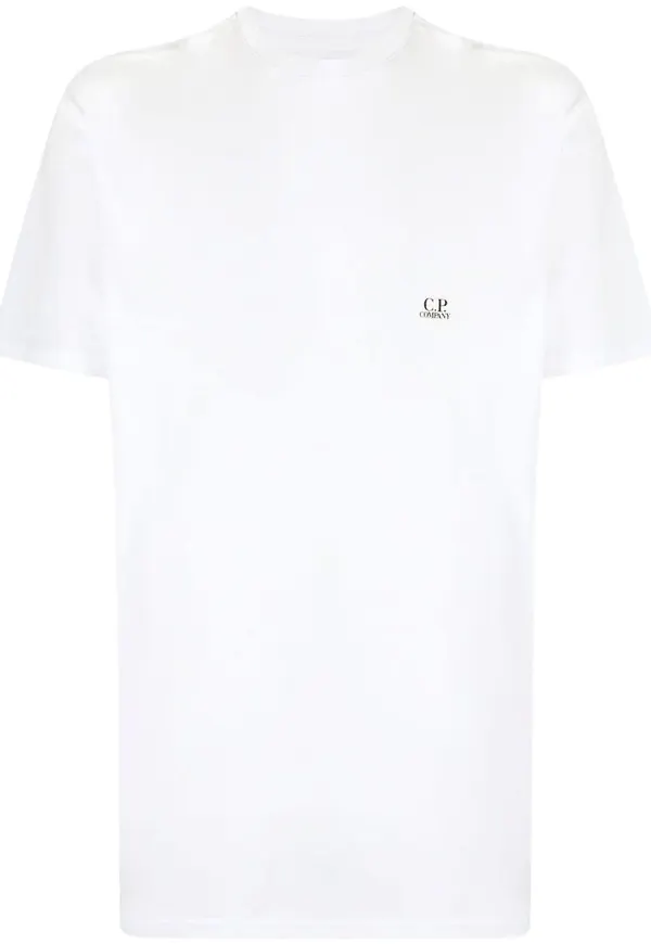 C.P. Company t-shirt med huva - Vit