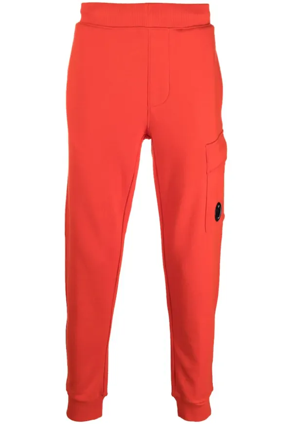 C.P. Company trackpants med linsdetalj - Röd