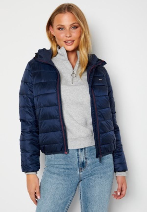 TOMMY JEANS Quilted Hooded Jacket C87 Twilight Navy M