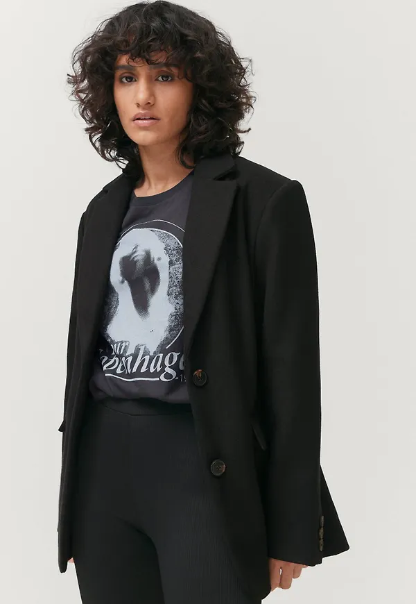 Gina Tricot - Topp Ida Tee - Svart
