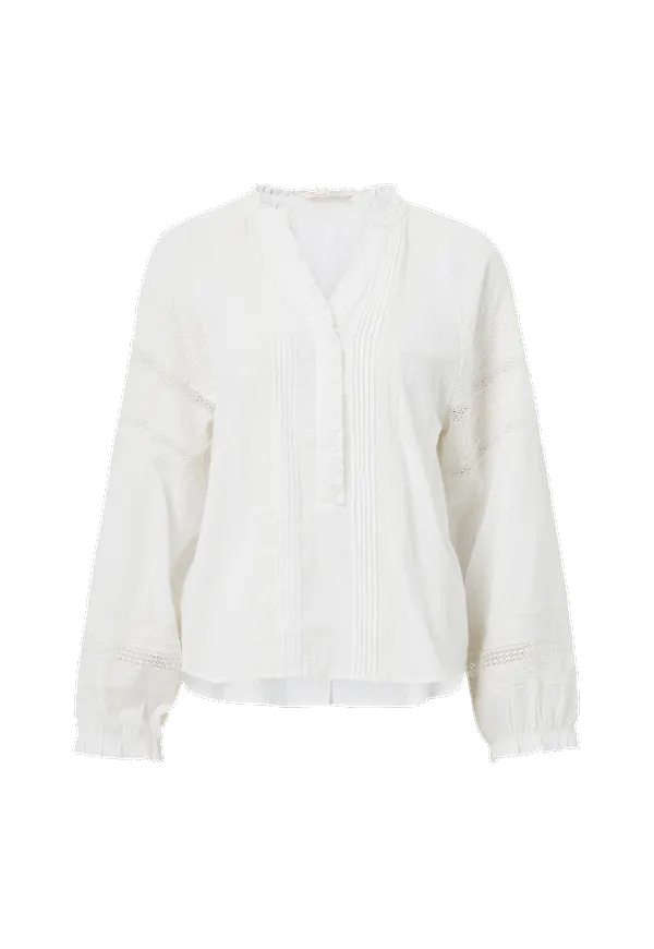 Odd Molly - Blus Naomi Blouse - Vit