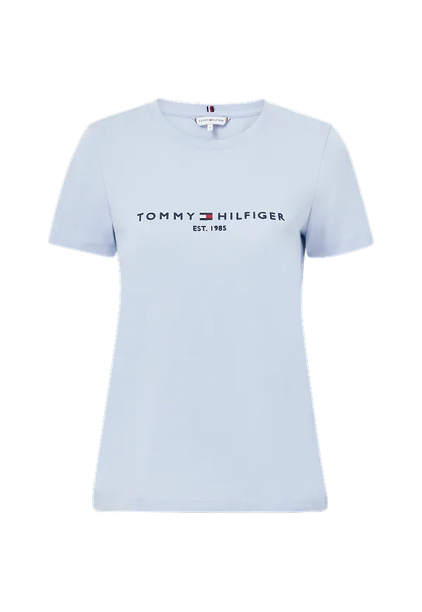 Tommy Hilfiger - Topp Regular Hilfiger C-NK Tee SS - Blå