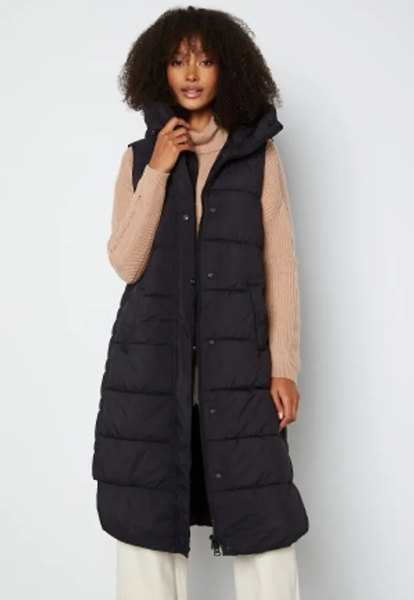 Y.A.S Lira Padded Vest Black L