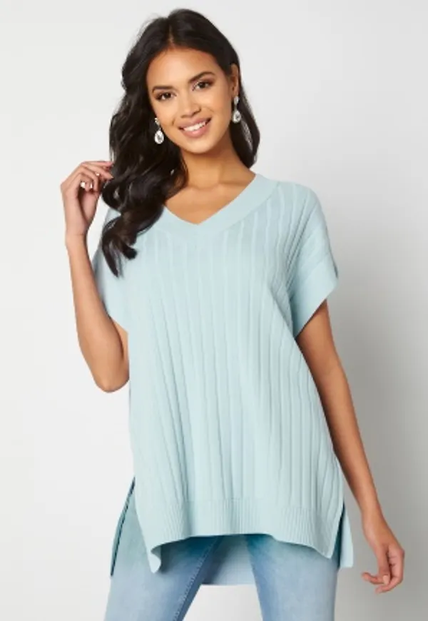 ONLY Tessa S/L Vest Cashmere Blue S