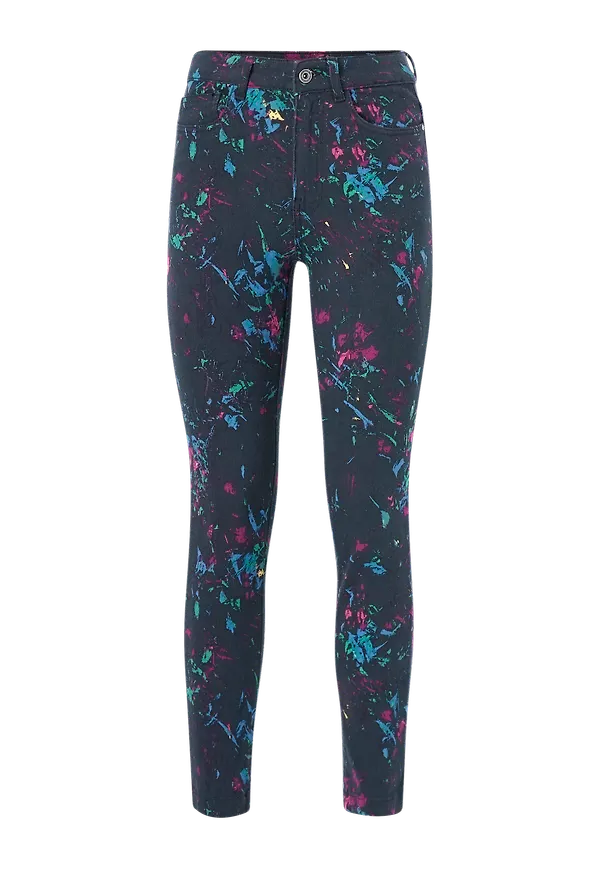 Desigual - Jeans Splatter - Svart