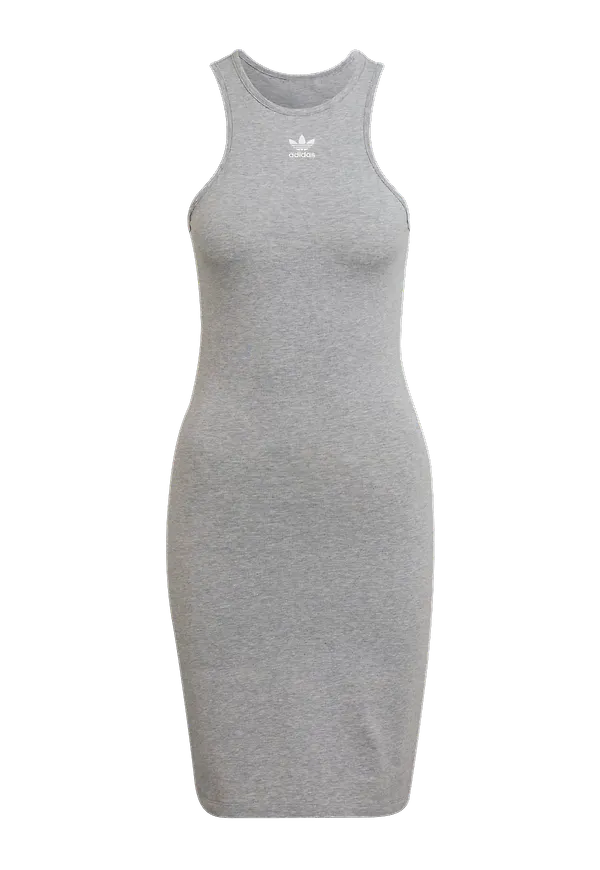 adidas Originals - Klänning Adicolor Essentials Rib Tank Dress - Grå