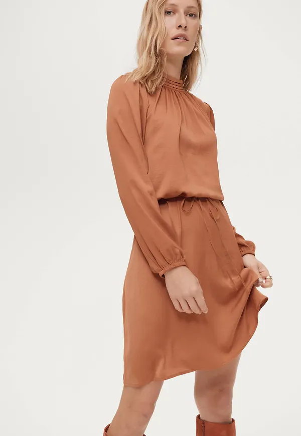 Saint Tropez - Klänning AileenSZ LS Dress - Koppar