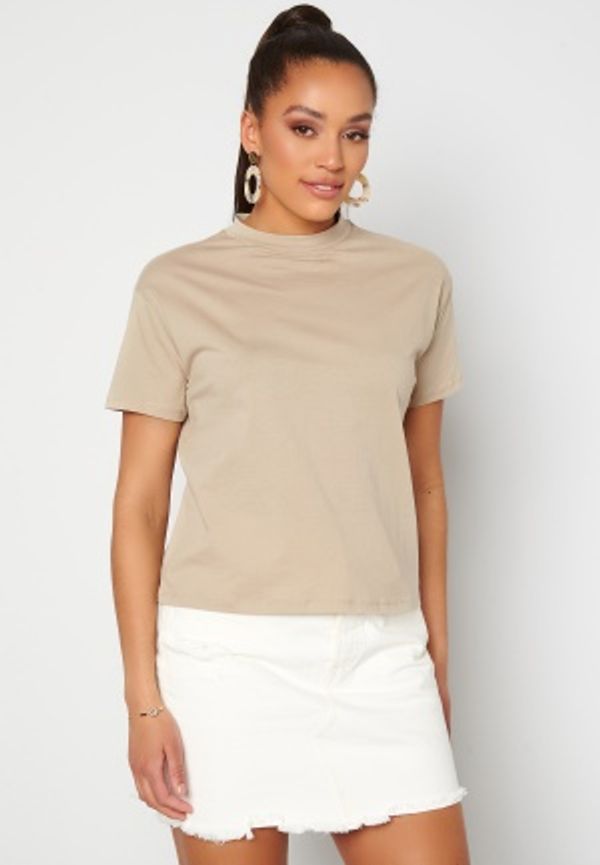 Trendyol Eco Cotton Relaxed T-Shirt Tas/Stone XS