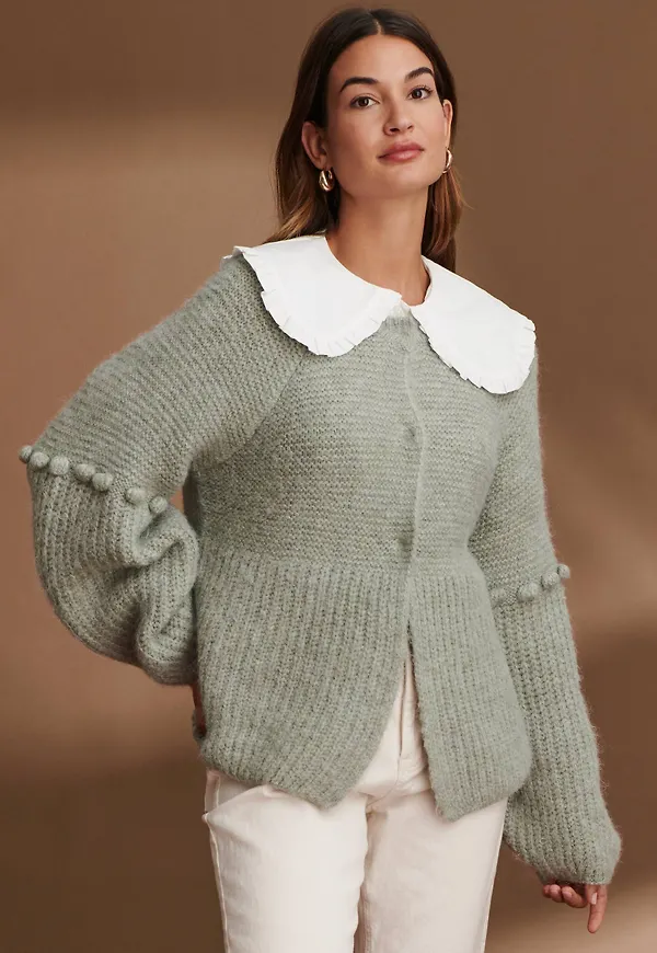 Ellos - Cardigan Sally - Grön