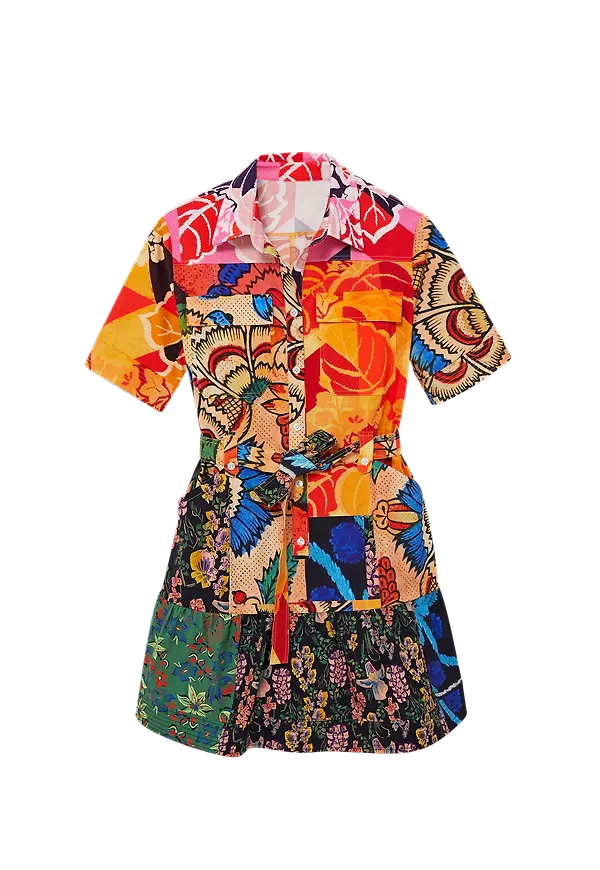 Desigual - Skjortklänning Vest_Avinyon - Multi